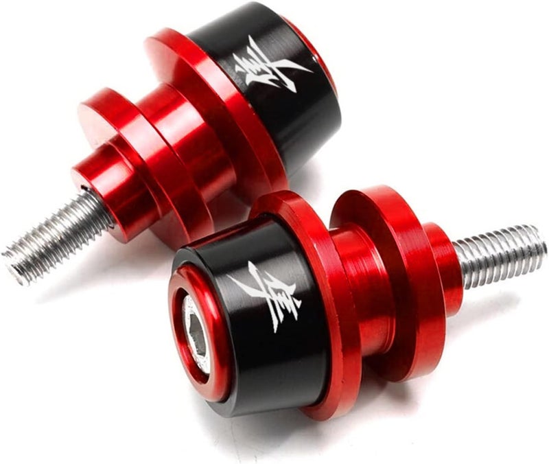 MOWOK Fits For SUZUKI Hayabusa GSX1300R GSX 1300R Gen 3 1999-2021 2022 2023 2024 2025 Accessories Motorcycle M8 Swingarm Spools Slider Stand (Black) (Red) - Image 4